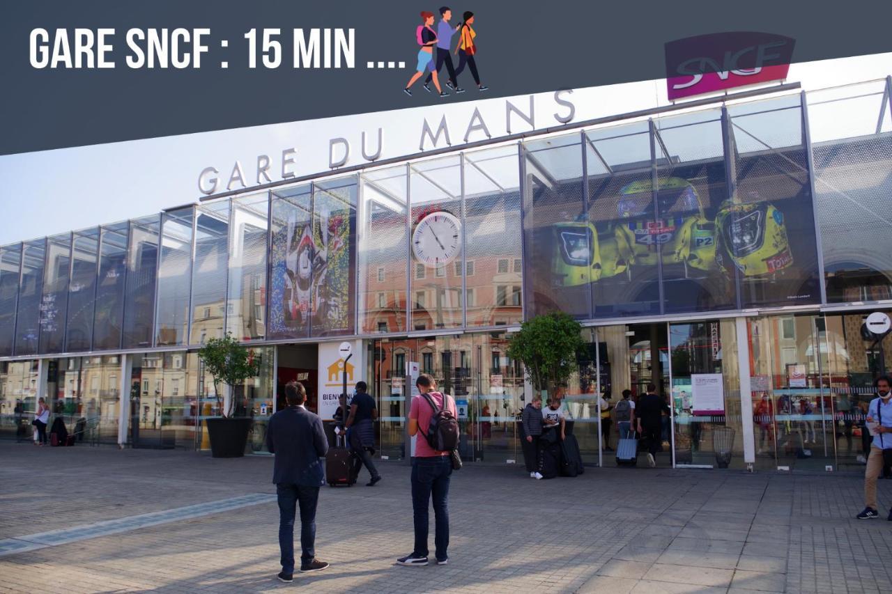 Sweet Nina Jazz Appartement Pour 5 Voyageurs, Situe A La Place De La Republique, Avec Parking Et Lit Queen Size ルマン エクステリア 写真